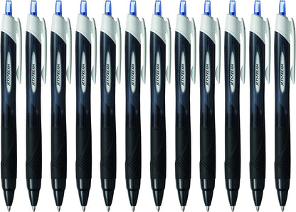 uni-ball 019828000 1 mm Jetstream Sport RT Rollerball Pen - Blue (Pack of 12