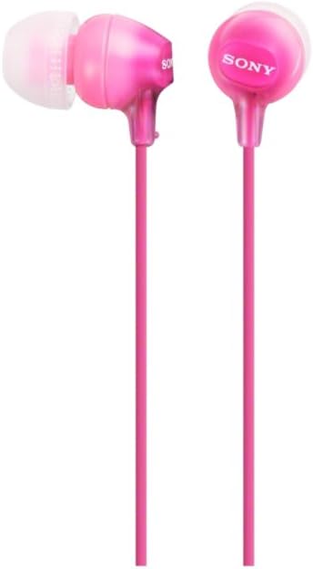 Sony Earphones with Smartphone Mic and Control - Pink Pink 5