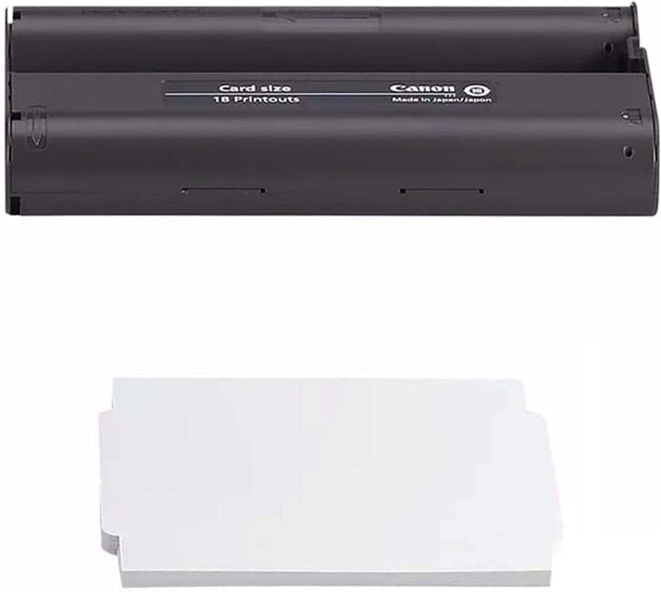Paper for Canon SELPHY CP1500 - KC-18IF Genuine Canon Ink + Sticker Paper Set (54 x 86mm) 18 Sheets, also compatible with CP1300, CP1200