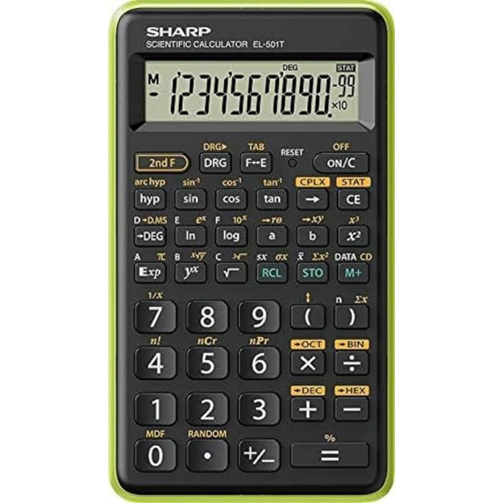 SHARP EL501TBGR Scientific Calculator
