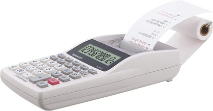 Sharp EL-1611V Printing Calculator Without Adapter
