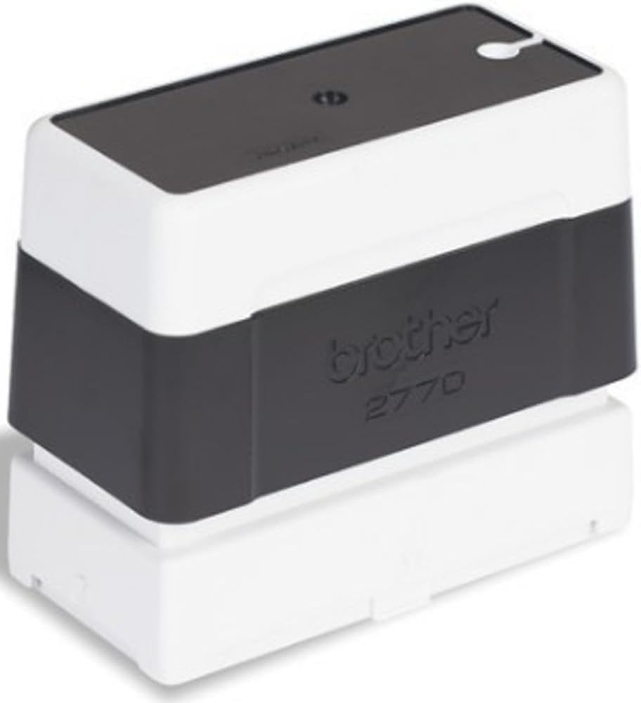 Brother PR2770B6P - Montura de sellos negra (6 sellos de 27 x 70 mm