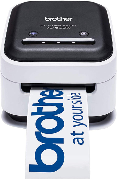 Brother VC-500W Farb-Etikettendrucker (für individuelle Layouts oder Fotos, für 9, 12, 19, 25 und 50 mm breite CZ-Etikettenrollen