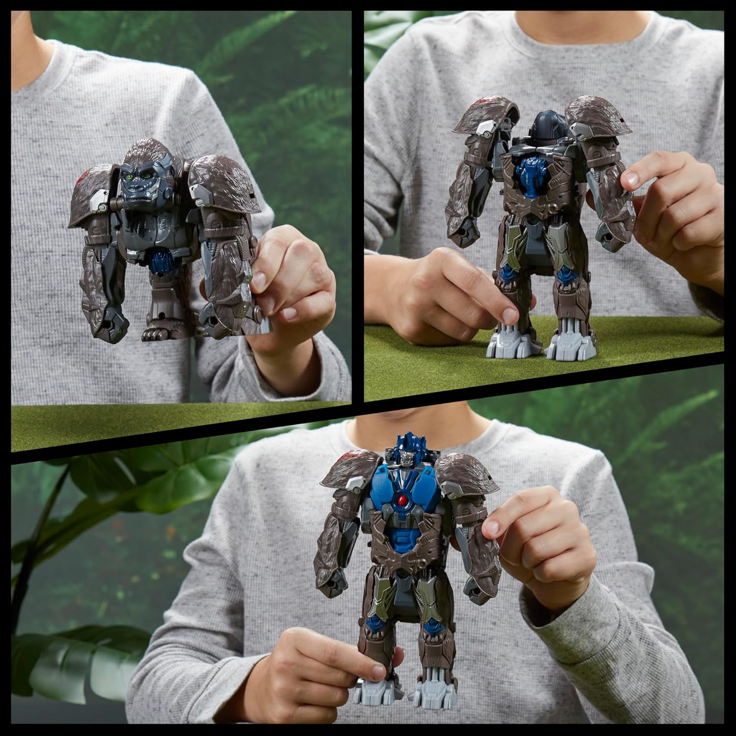 Transformers-speelgoed, Transformers: Rise of the Beasts-film, Smash Changer Optimus Primal-actiefiguur, vanaf 6 jaar, 22,5 cm