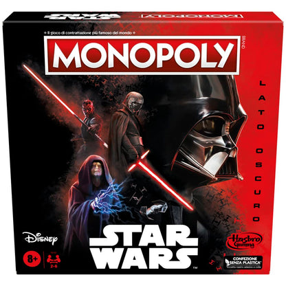 Hasbro Gaming Monopoly: Star Wars Dunkle Seite, Brettspiel für Familien, Kinder, Star Wars Geschenk, Multi, 6 Spieler