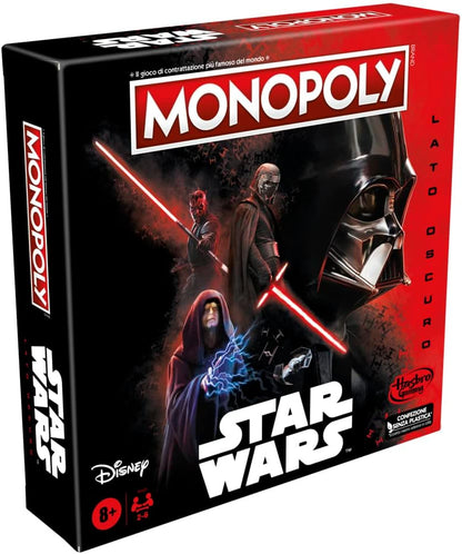Hasbro Gaming Monopoly: Star Wars Dunkle Seite, Brettspiel für Familien, Kinder, Star Wars Geschenk, Multi, 6 Spieler