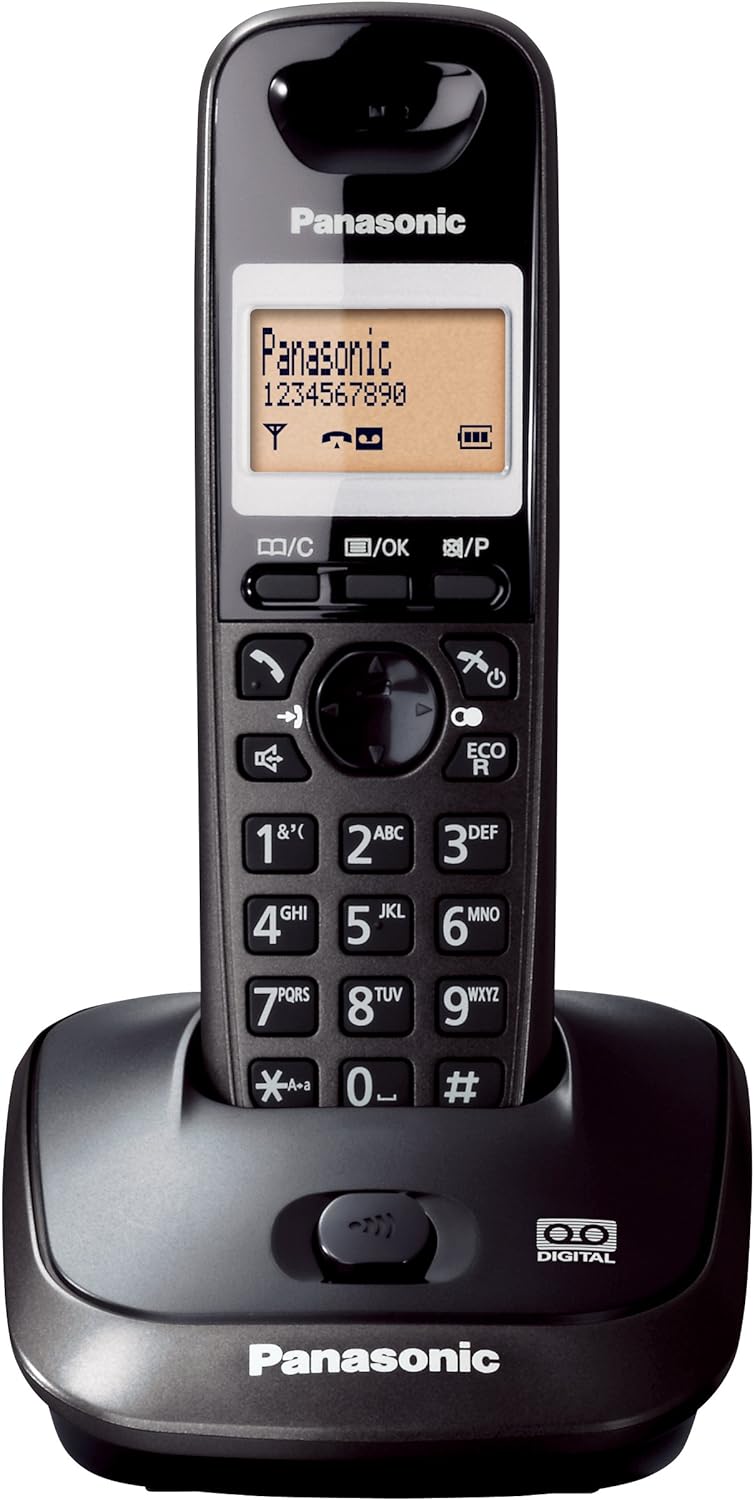 Panasonic KX-TG2521 - telephones (DECT, Desk, Black, LCD, AAA, Nickel-Metal Hydride (NiMH