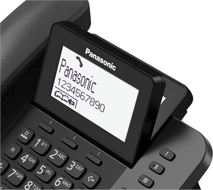 Panasonic KX-TGF320EXM telephone - telephones (DECT, Desk, Black, LCD, AAA, Polyphonic