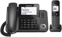 Panasonic KX-TGF320EXM telephone - telephones (DECT, Desk, Black, LCD, AAA, Polyphonic