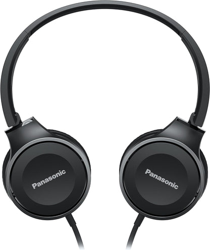 Panasonic RP-HF100M Cuffie con Filo, On Ear, Suono Potente e Bilanciato, Compatte, Leggere e Pieghevoli, con Microfono