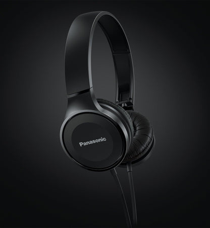 Panasonic RP-HF100M Cuffie con Filo, On Ear, Suono Potente e Bilanciato, Compatte, Leggere e Pieghevoli, con Microfono