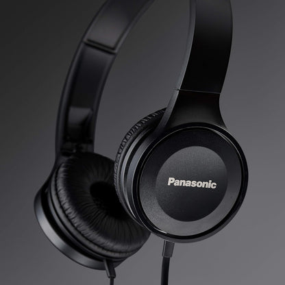 Panasonic RP-HF100M Cuffie con Filo, On Ear, Suono Potente e Bilanciato, Compatte, Leggere e Pieghevoli, con Microfono