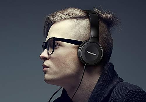 Panasonic RP-HF100M Cuffie con Filo, On Ear, Suono Potente e Bilanciato, Compatte, Leggere e Pieghevoli, con Microfono