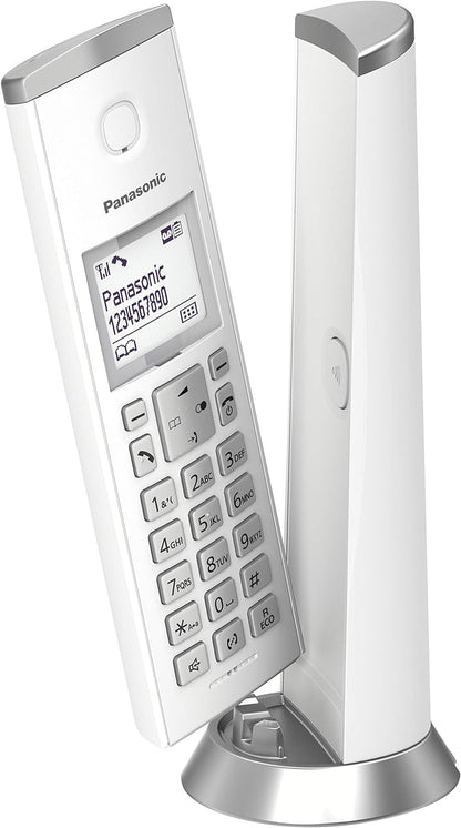 Panasonic KX-TGK220 – Telephone (DECT Phone, Wireless Terminal, Speaker, 120 Inputs, Caller ID, White