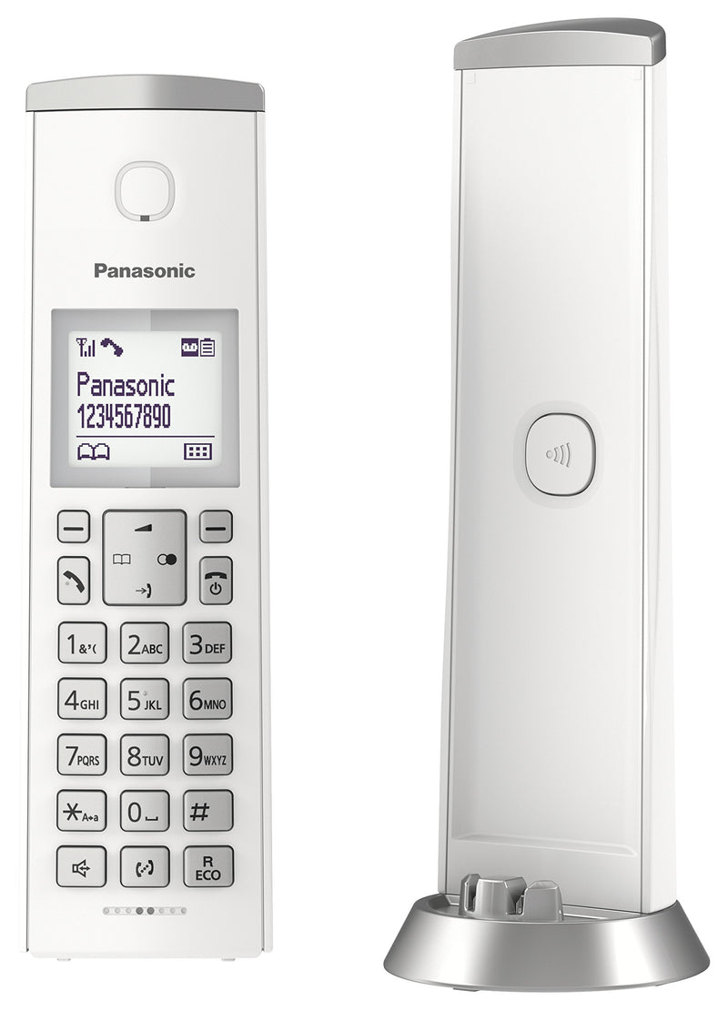 Panasonic KX-TGK220 – Telephone (DECT Phone, Wireless Terminal, Speaker, 120 Inputs, Caller ID, White