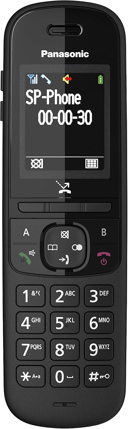 Panasonic Cordless Kx-Tgh710Jtb Black