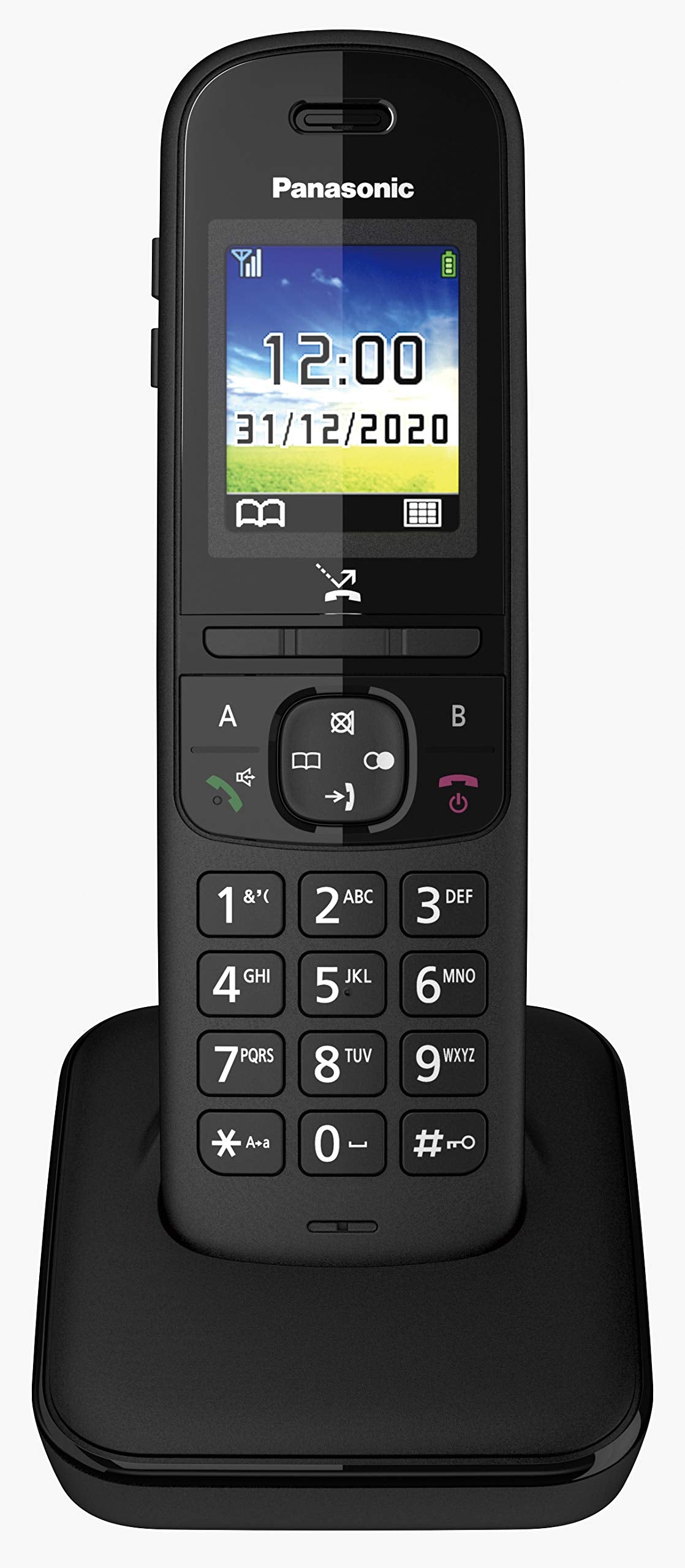 Panasonic Cordless Kx-Tgh710Jtb Black