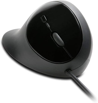 Kensington Wired Ergonomic Mouse - Pro Fit Ergo Wired Mouse For Your Home Office - Laptop/Desktop/PC/Gaming, with USB 3.0 Connection, 4 DPI Settings and 5 Buttons - Black (K75403EU