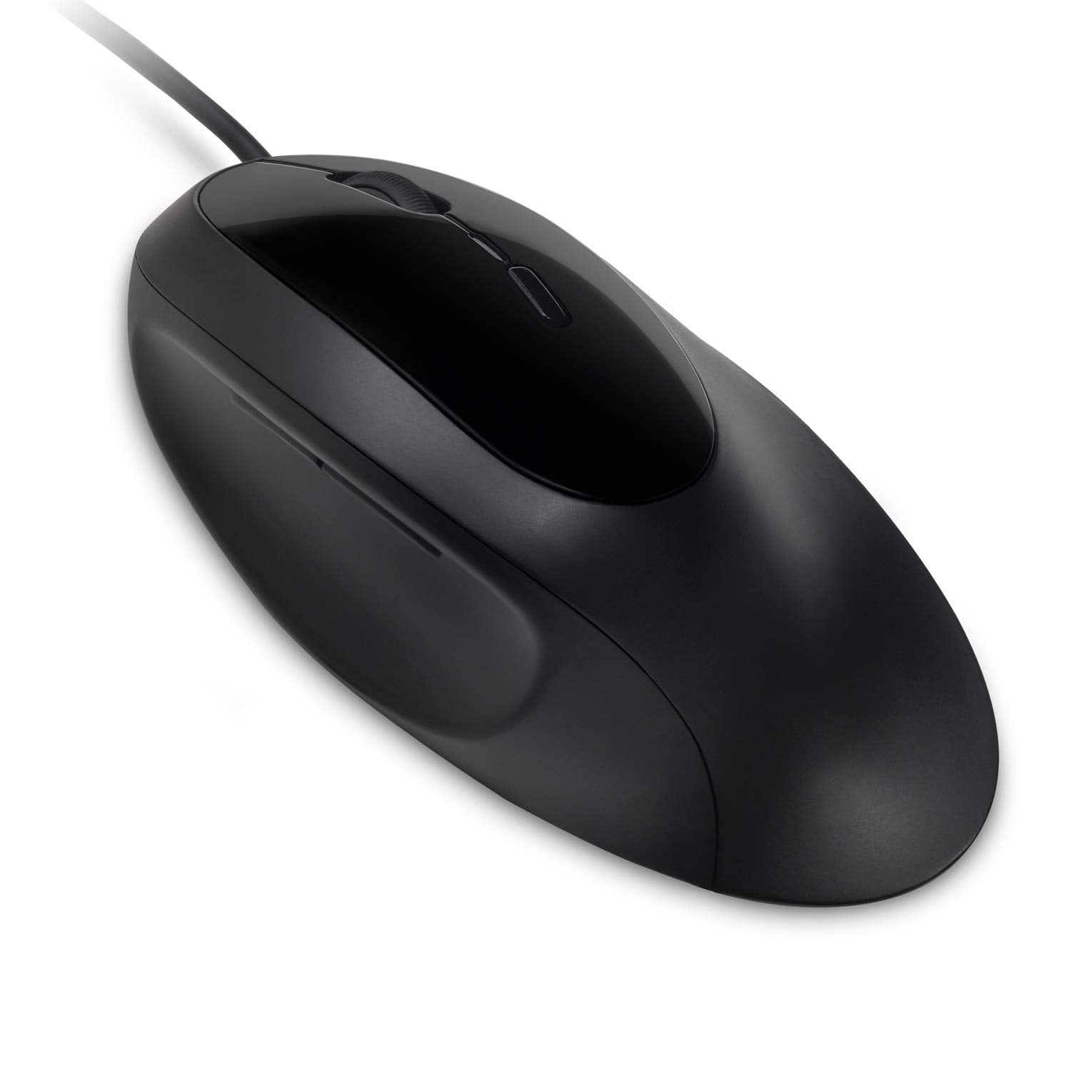 Kensington Wired Ergonomic Mouse - Pro Fit Ergo Wired Mouse For Your Home Office - Laptop/Desktop/PC/Gaming, with USB 3.0 Connection, 4 DPI Settings and 5 Buttons - Black (K75403EU