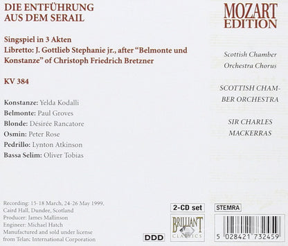 Mozart: Die Entführung Aus Dem Serail Rapto en el Serrallo