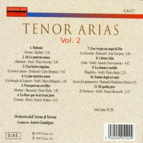 Tenor Arias Vol.2