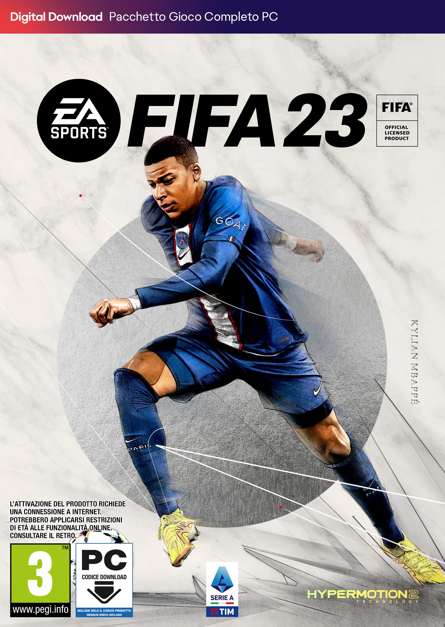 Fifa 23 Standard Edition PCWin | Codice incluso nella confezione | Videogiochi | Italiano PC Standard