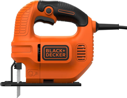 BLACK+DECKER Seghetto alternativo 400W. Sistema di inclinazione per tagli a 45°. 230 V. KS501-QS