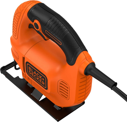 BLACK+DECKER Seghetto alternativo 400W. Sistema di inclinazione per tagli a 45°. 230 V. KS501-QS