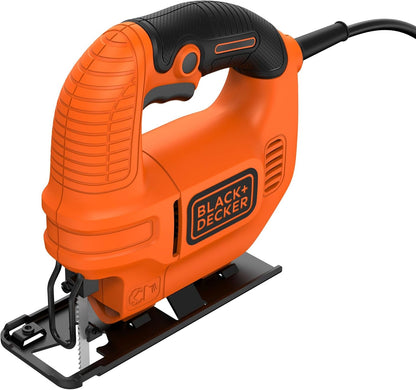 BLACK+DECKER Seghetto alternativo 400W. Sistema di inclinazione per tagli a 45°. 230 V. KS501-QS