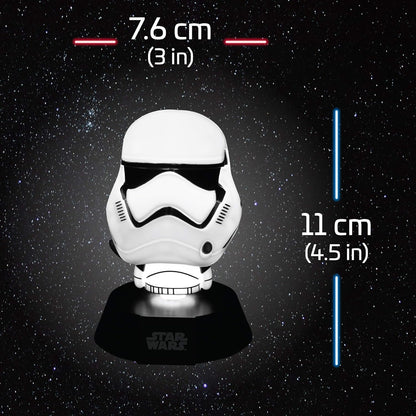 Paladone First Order Stormtrooper Icon Light - Officially Licensed Disney Star Wars Merchandise, Approx. 10 cm Tall