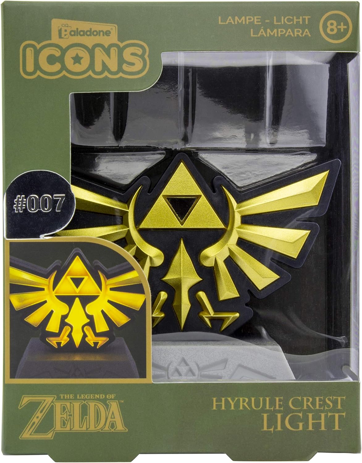 Zelda Hyrule Crest Icon Light - Officially Licensed Nintendo Merchandise