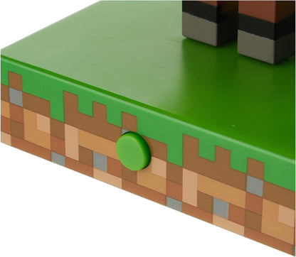Paladone Minecraft Alex Icon Light BDP | Mini Lampada da Notte Divertente Pixelated | Super Bright Collezionabile, Multicolore