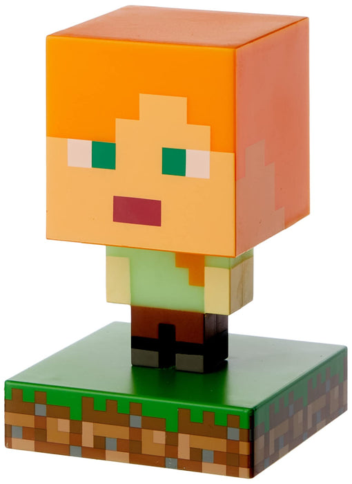 Paladone Minecraft Alex Icon Light BDP | Mini Lampada da Notte Divertente Pixelated | Super Bright Collezionabile, Multicolore