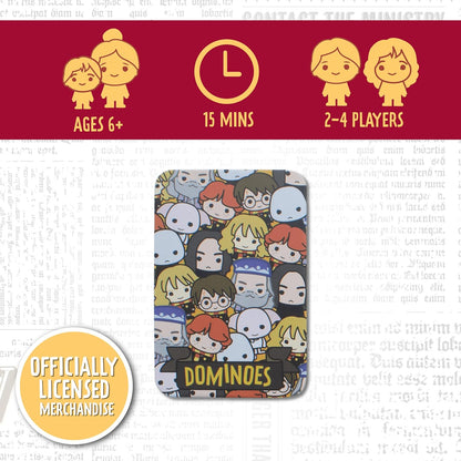 Paladone Harry Potter Chibi Dominoes in Collector Tin, Multicolor, PP9100HP