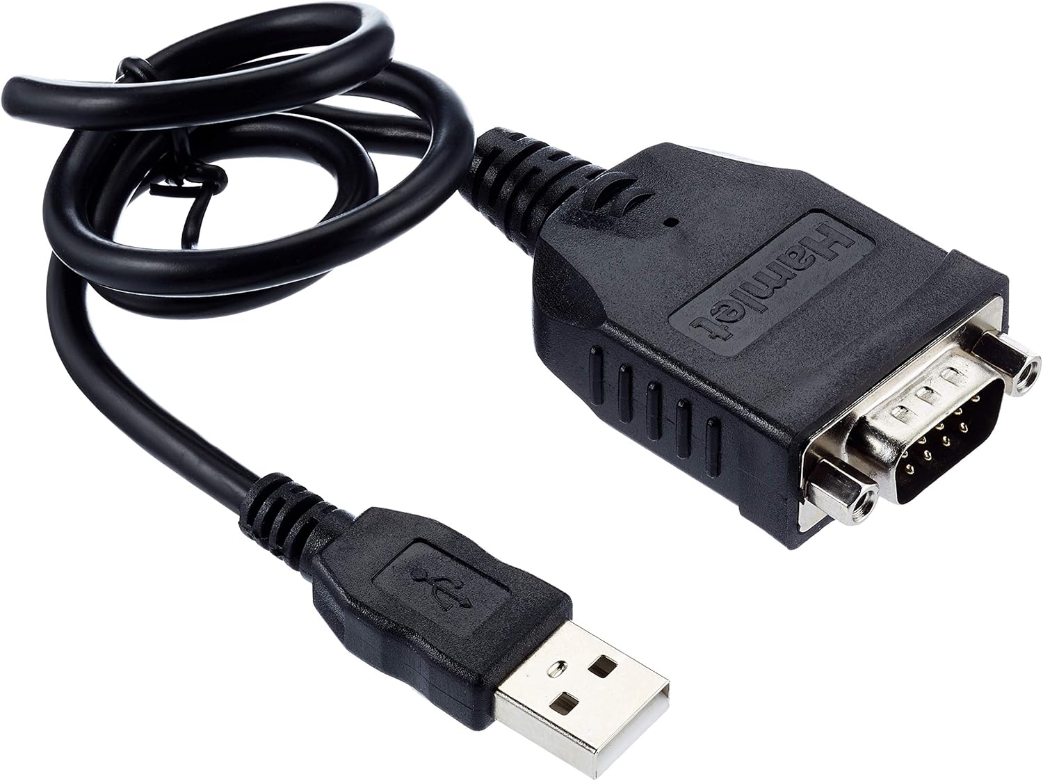 Hamlet XURS232 USB to Serial Port Adapter RS-232 Negro - Adaptador para Cable (USB, RS-232, 0,65 m, Negro