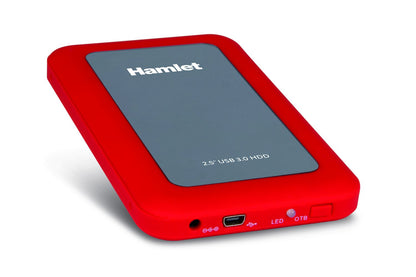 Hamlet HXD25U3MRD - Caja de Disco Duro (Enchufar y Usar, Hot-Swap, Indicadores LED