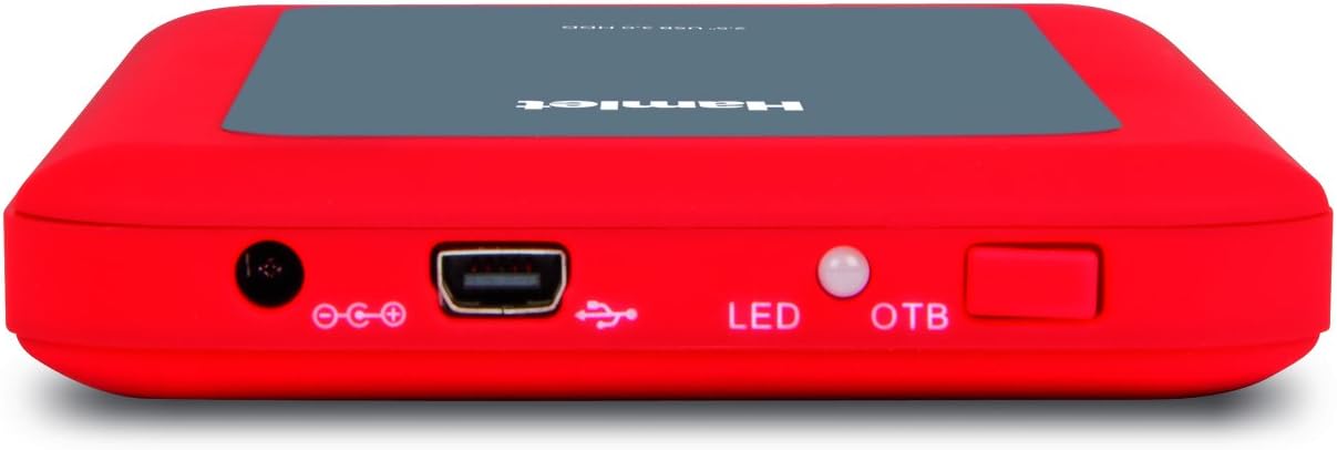Hamlet HXD25U3MRD - Caja de Disco Duro (Enchufar y Usar, Hot-Swap, Indicadores LED