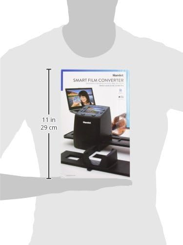 Hamlet XDVDIAPO scanner - scanners (Film/slide, USB 2.0, DC, 2592 x 1680 DPI, CMOS, Black) DIAPOSITIVE-NEGATIVI