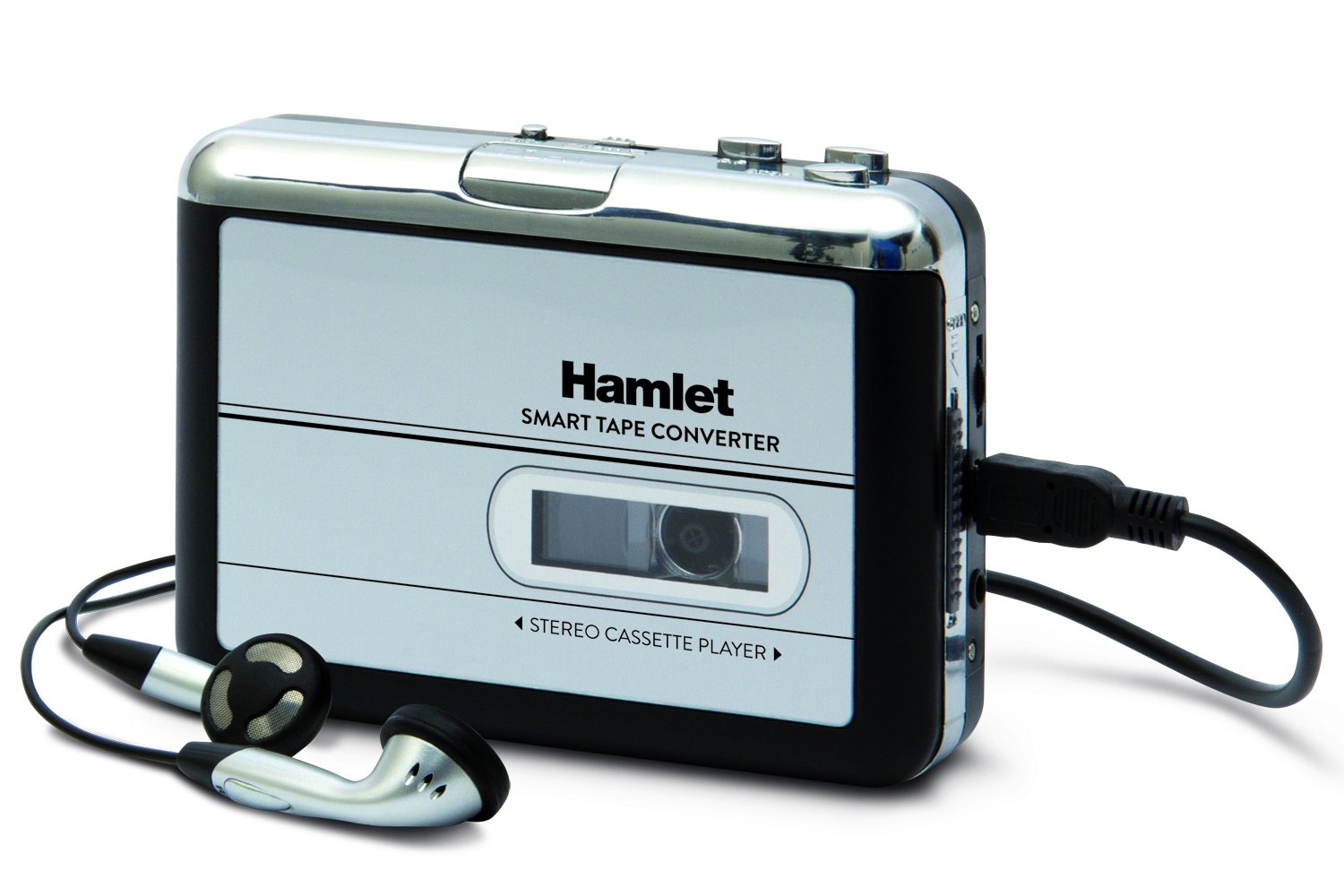 Hamlet XDVDMAG - cassette players (3.5 mm, Black, Silver, AA, Alkaline