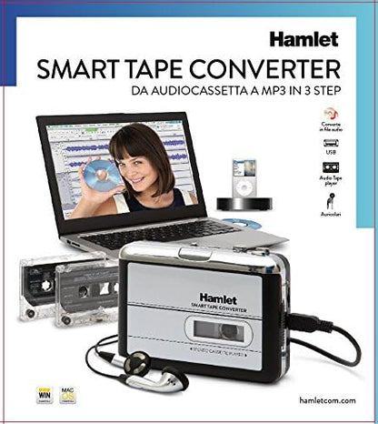 Hamlet XDVDMAG - cassette players (3.5 mm, Black, Silver, AA, Alkaline