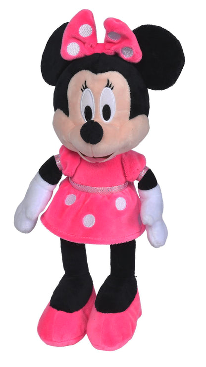 Simba - Peluche Disney Minnie Mouse, Material Suave y Agradable, Licencia Oficial Disney, Auténtico, Apto para Niños y Niñas de Todas Las Edades - 35 cm (6315870230)