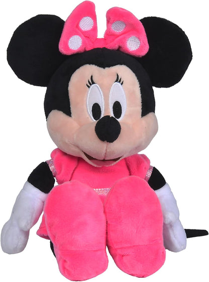 Simba - Peluche Disney Minnie Mouse, Material Suave y Agradable, Licencia Oficial Disney, Auténtico, Apto para Niños y Niñas de Todas Las Edades - 35 cm (6315870230)