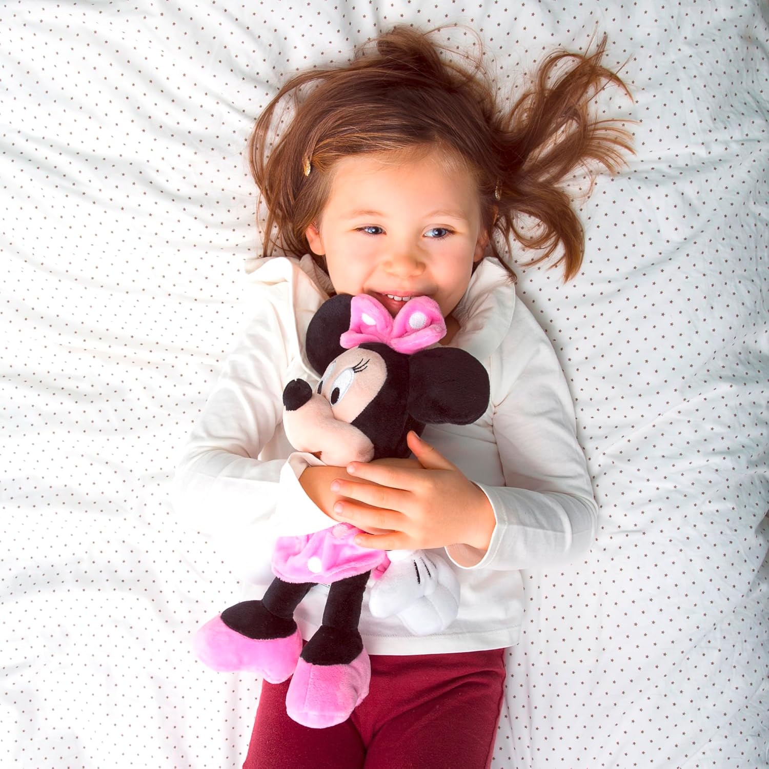 Simba - Peluche Disney Minnie Mouse, Material Suave y Agradable, Licencia Oficial Disney, Auténtico, Apto para Niños y Niñas de Todas Las Edades - 35 cm (6315870230)