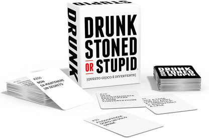 Asmodee Italia Drunk, Stoned or Stupid, Gioco di Carte, Vietato ai Minori di anni 18, Edizione in Italiano, 8416 & Exploding Kittens, Gioco di Carte, Edizione in Italiano, 8540