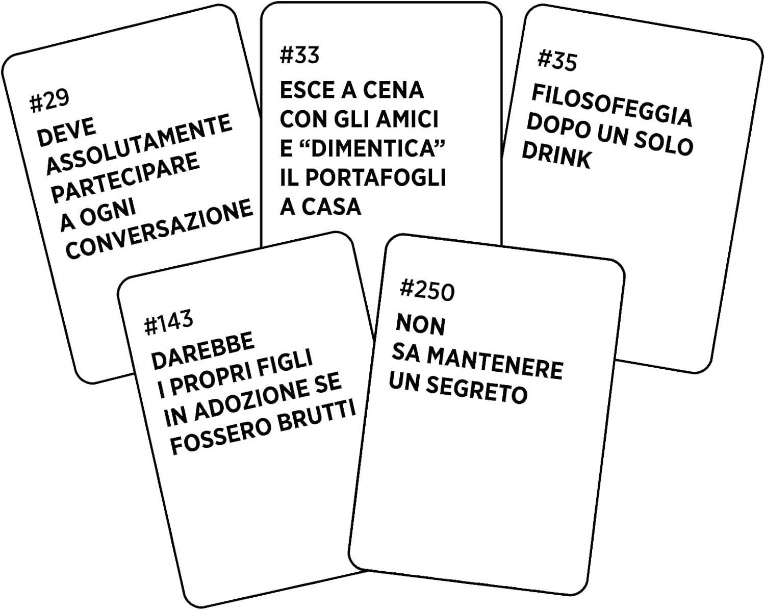 Asmodee Italia Drunk, Stoned or Stupid, Gioco di Carte, Vietato ai Minori di anni 18, Edizione in Italiano, 8416 & Exploding Kittens, Gioco di Carte, Edizione in Italiano, 8540