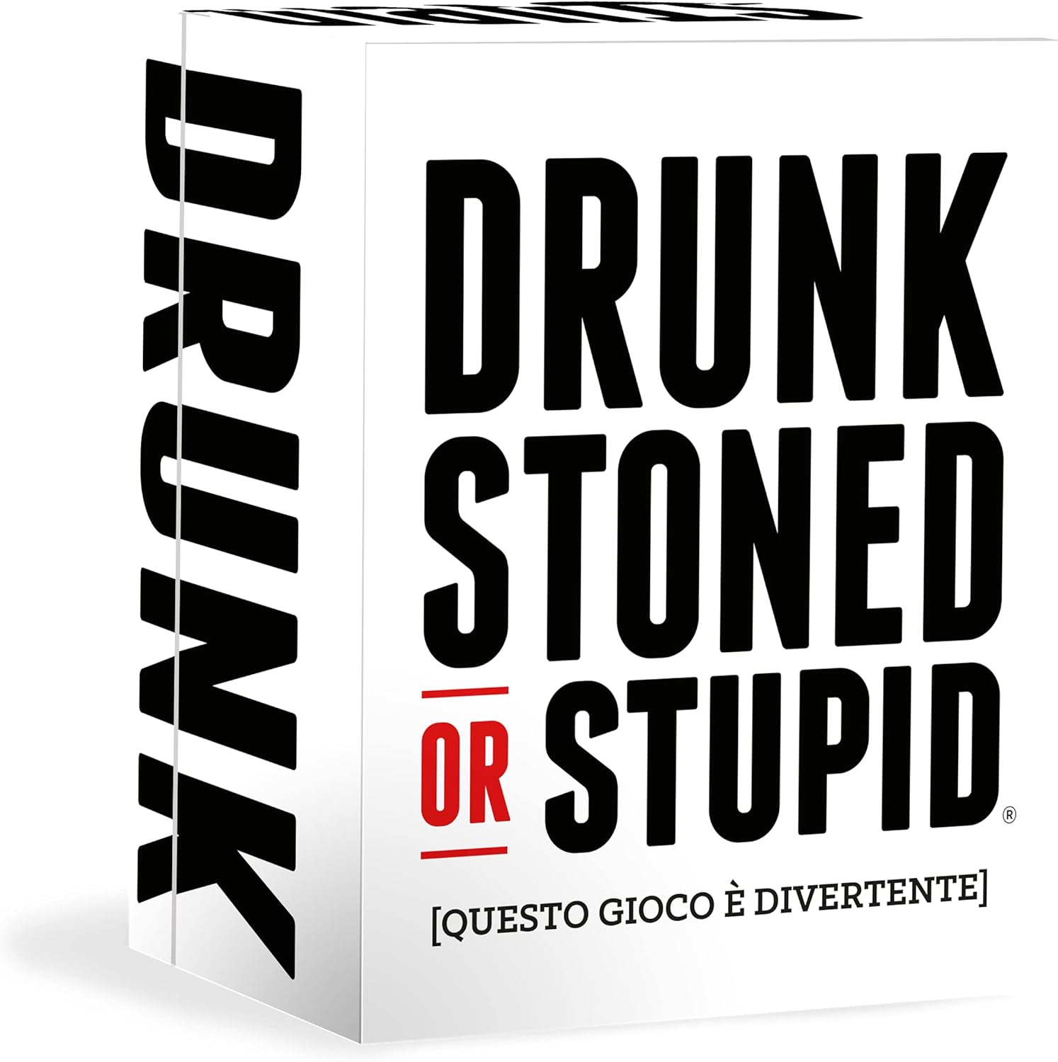 Asmodee Italia Drunk, Stoned or Stupid, Gioco di Carte, Vietato ai Minori di anni 18, Edizione in Italiano, 8416 & Exploding Kittens, Gioco di Carte, Edizione in Italiano, 8540