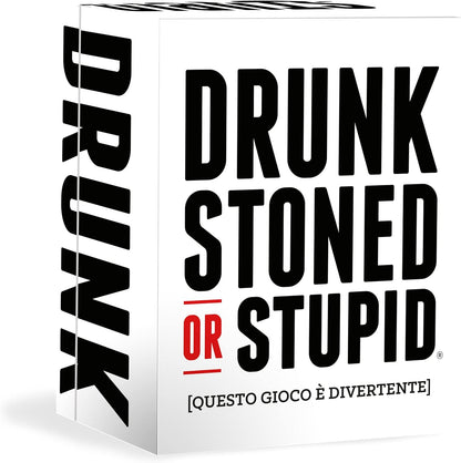 Asmodee Italia Drunk, Stoned or Stupid, Gioco di Carte, Vietato ai Minori di anni 18, Edizione in Italiano, 8416 & Exploding Kittens, Gioco di Carte, Edizione in Italiano, 8540