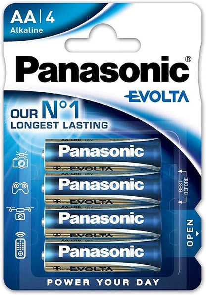 PANASONIC - Piles Alcaline Evolta AA-LR06 X 4