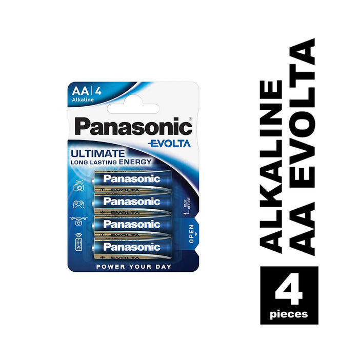 PANASONIC - Piles Alcaline Evolta AA-LR06 X 4