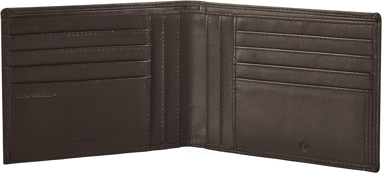 Samsonite Attack 2 SLG - Cartera, 13 x 1 x 9.7 cm, Marrón (Ebony Brown) Marron (Marron Bony). 13 x 1 x 9.7 cm